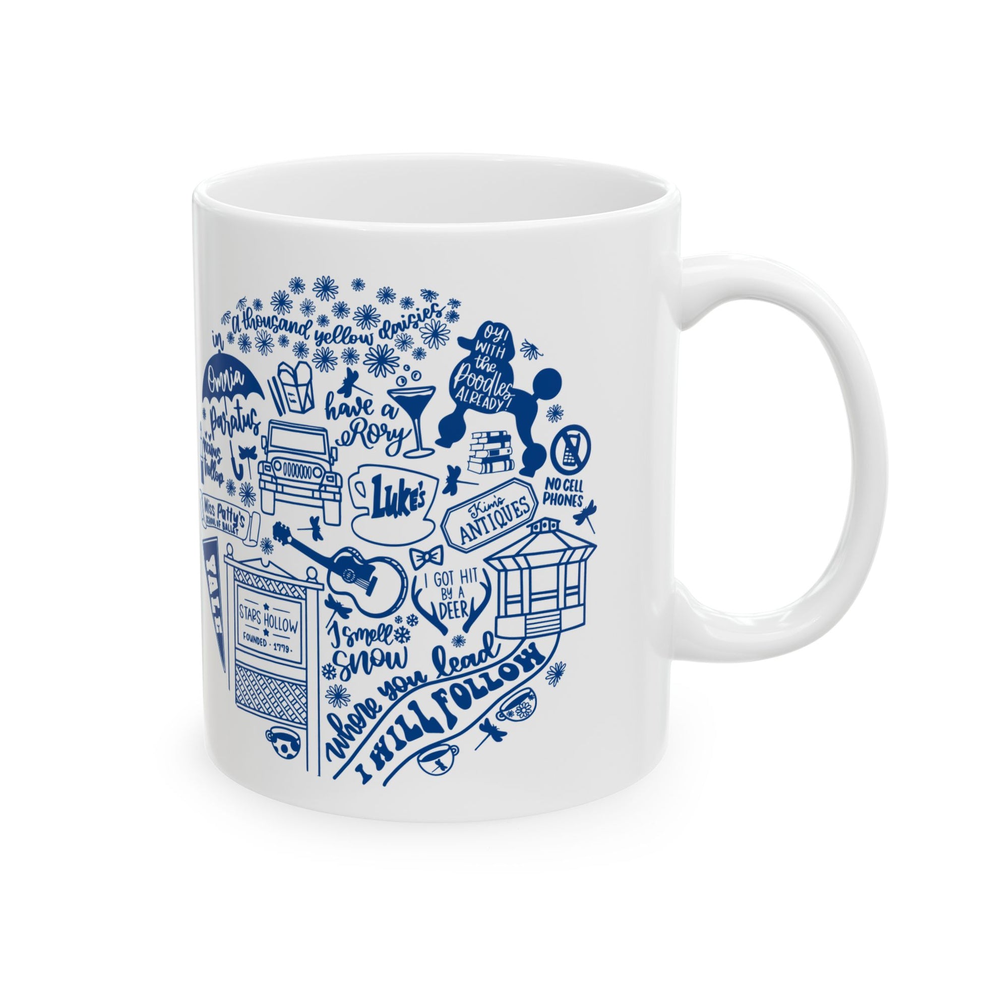 Gilmore Girls Doodle Ceramic Coffee Mug