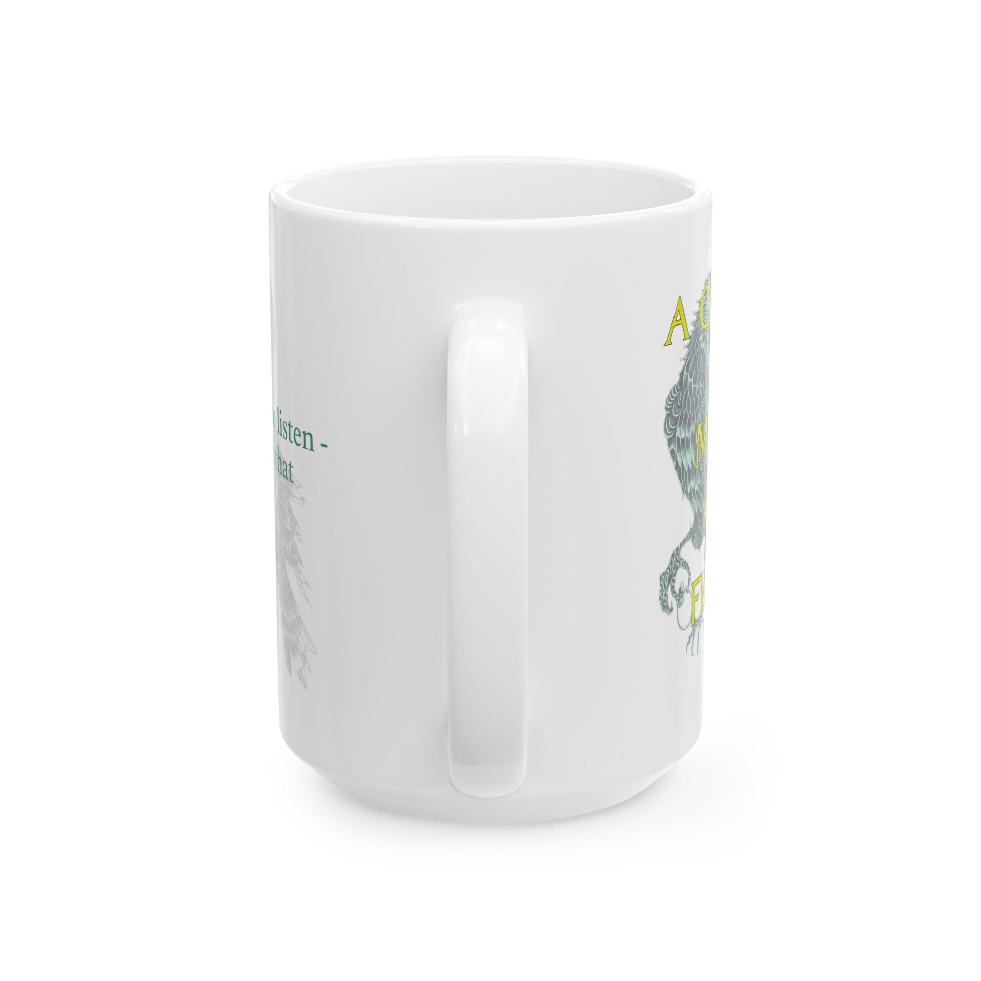 A Court of Mist and Fury White Art Mug - To the Stars Who Listen