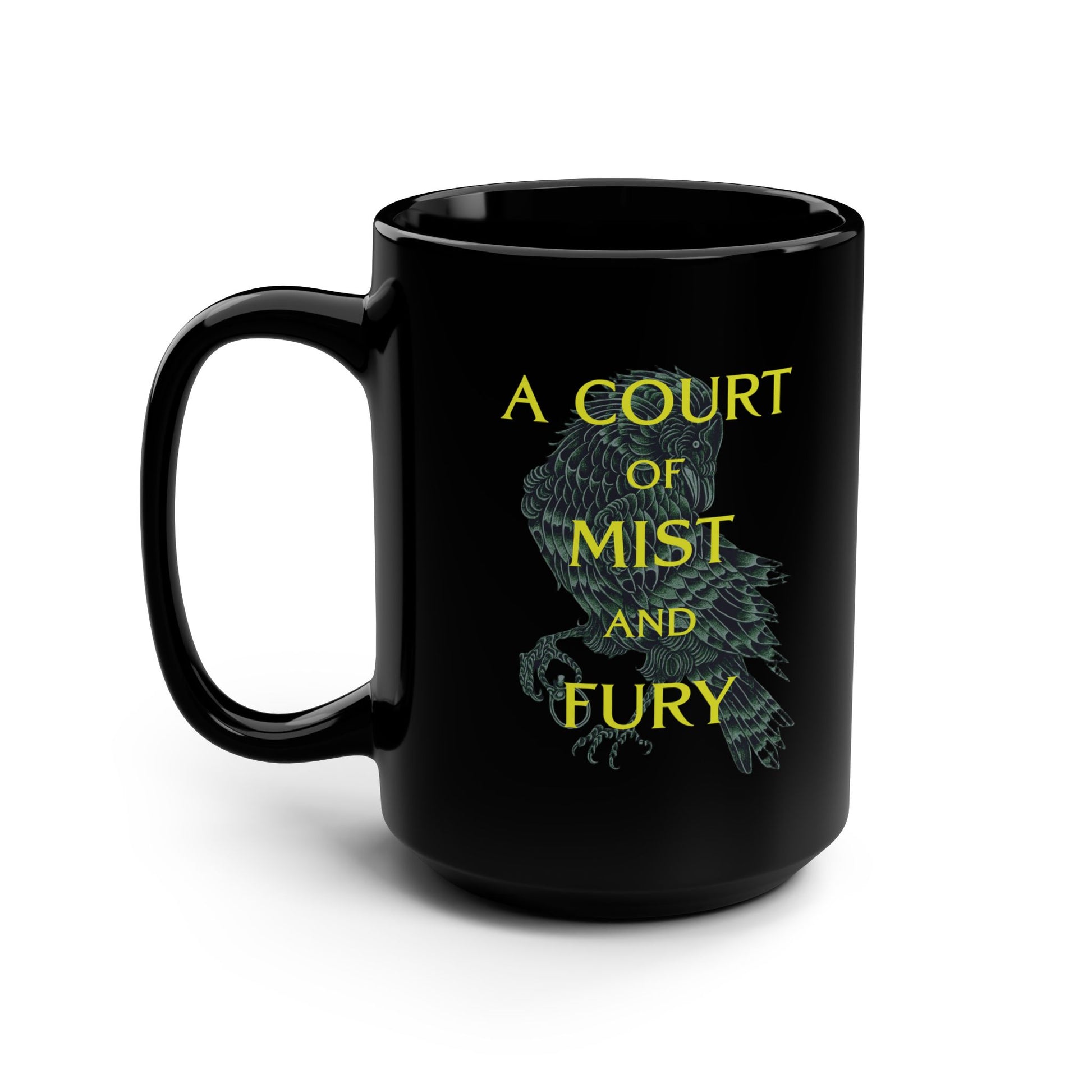 A Court of Mist and Fury Art Black Coffee Mug