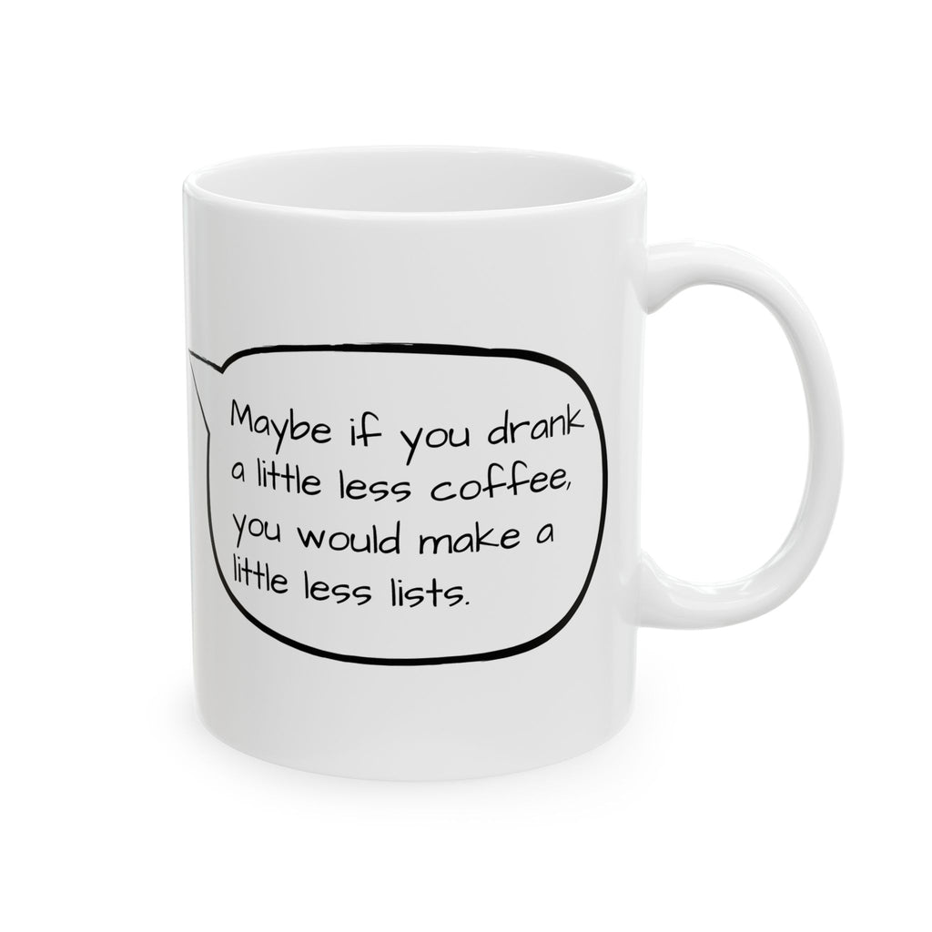 Gilmore Girls Luke Lists Quote Coffee Mug
