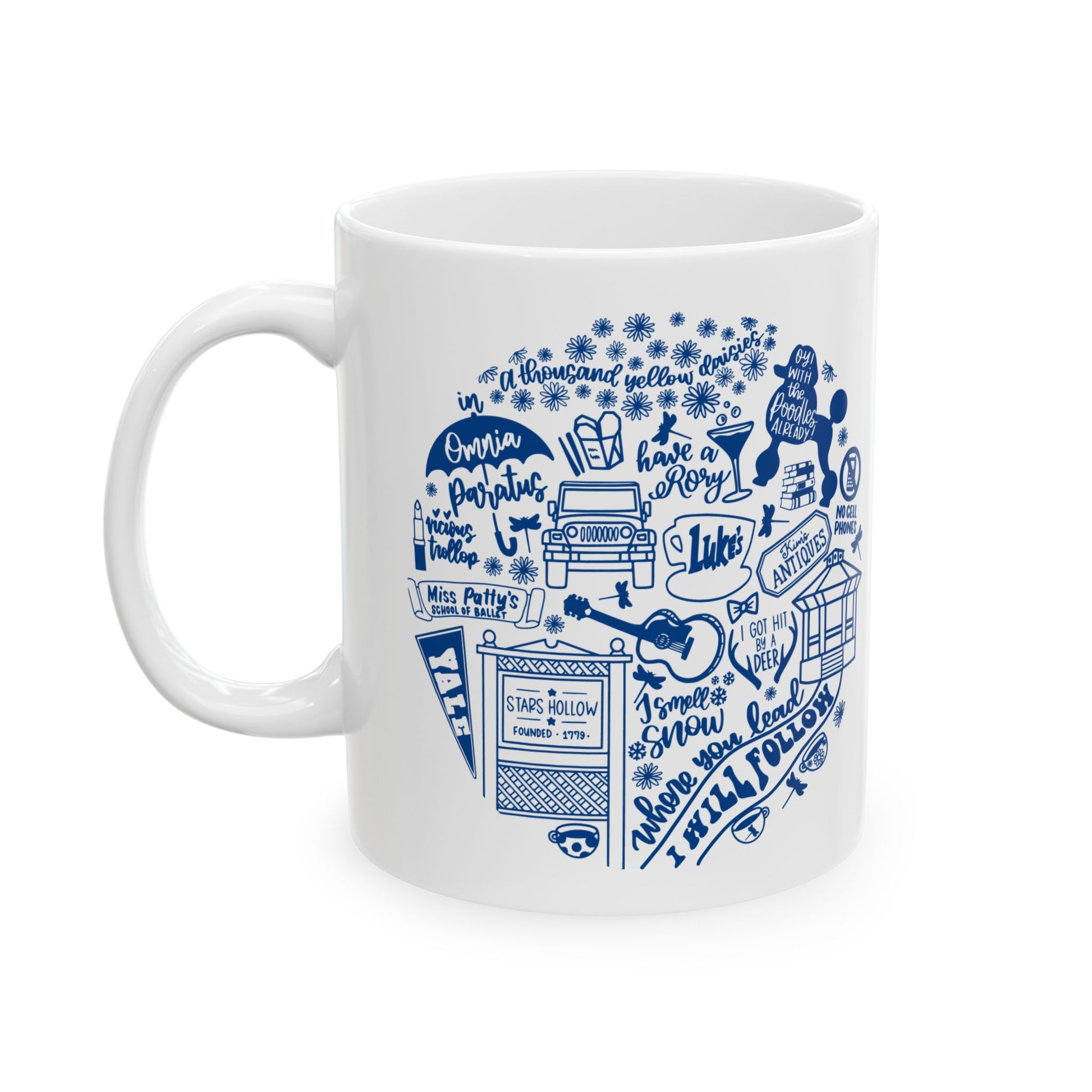 Gilmore Girls Doodle Ceramic Coffee Mug