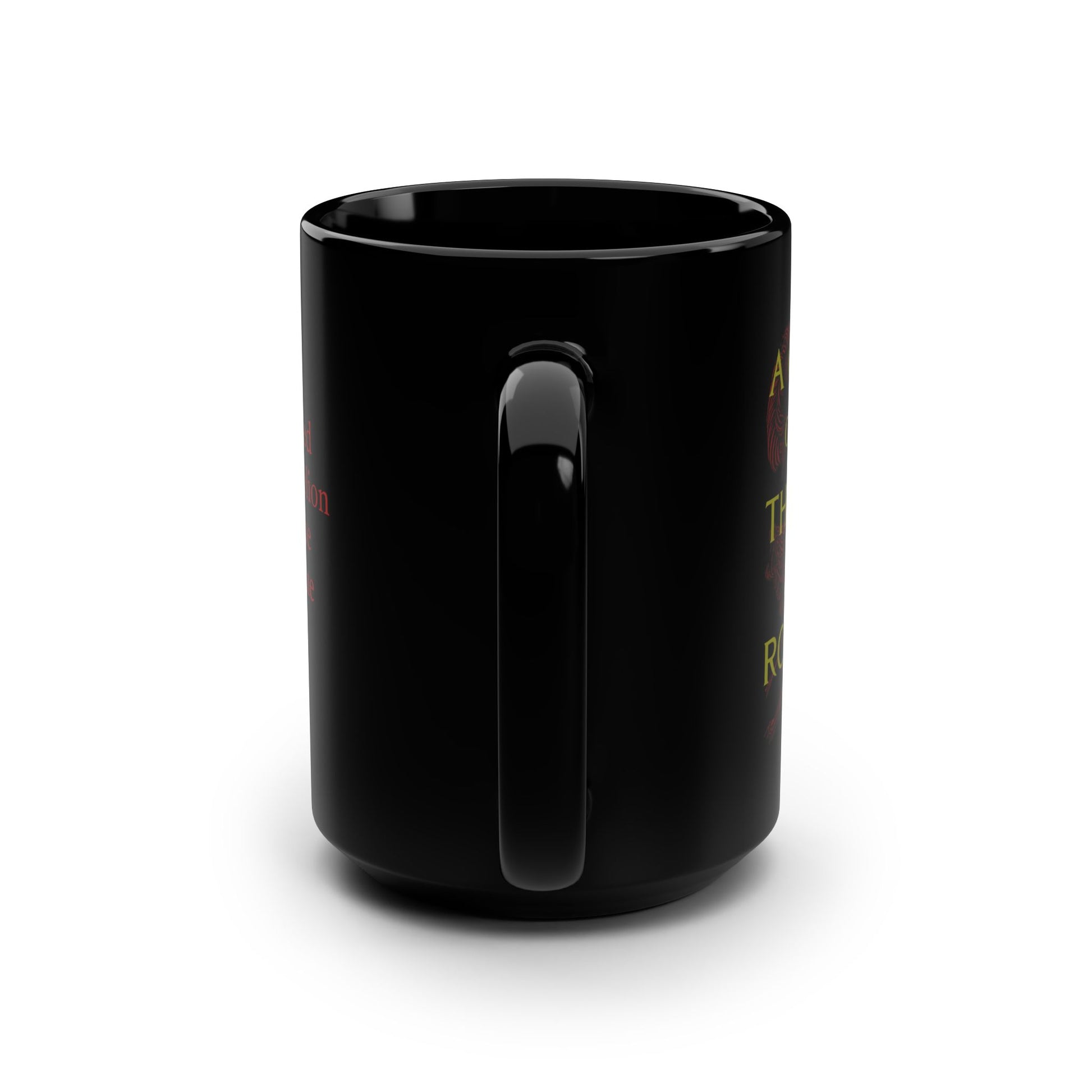 A Court of Thorns and Roses Quote Black Coffee Mug - Dandelion Fluff