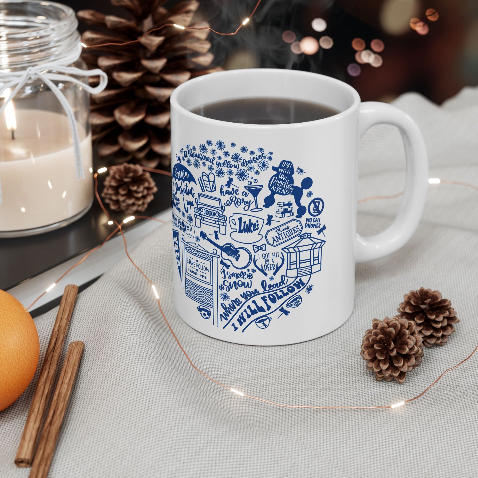 Gilmore Girls Doodle Ceramic Coffee Mug