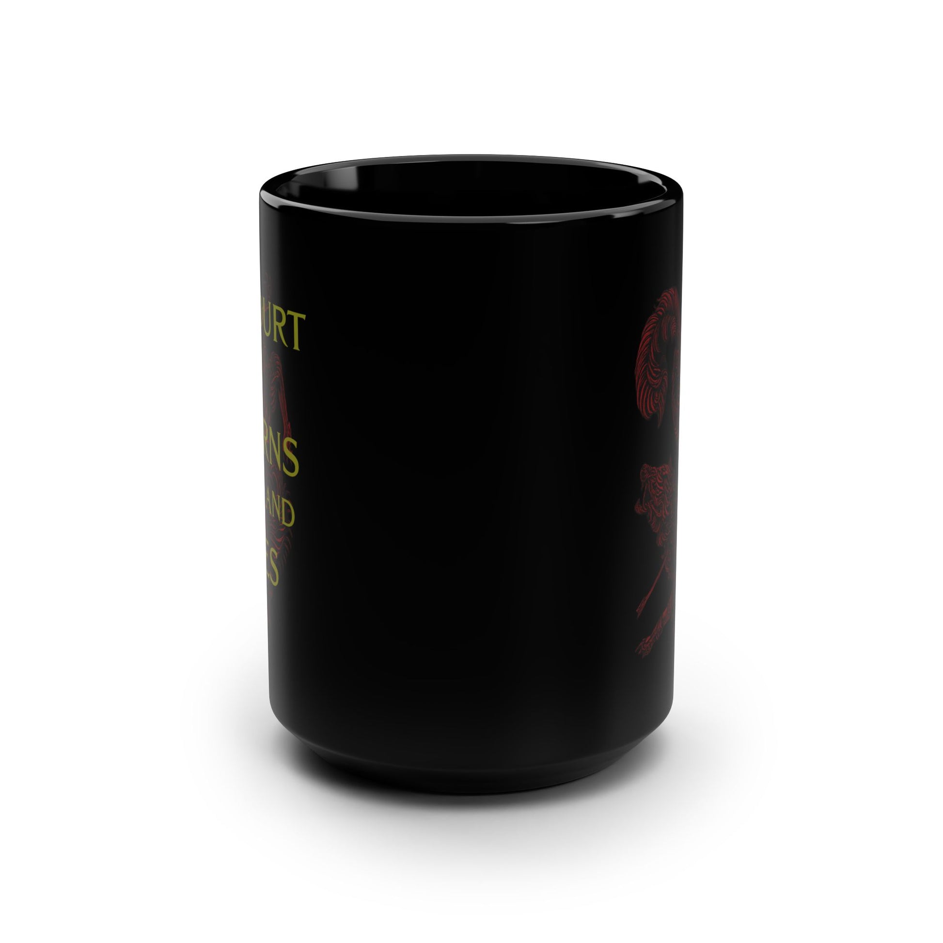 A Court of Thorns and Roses Art Black Coffee Mug