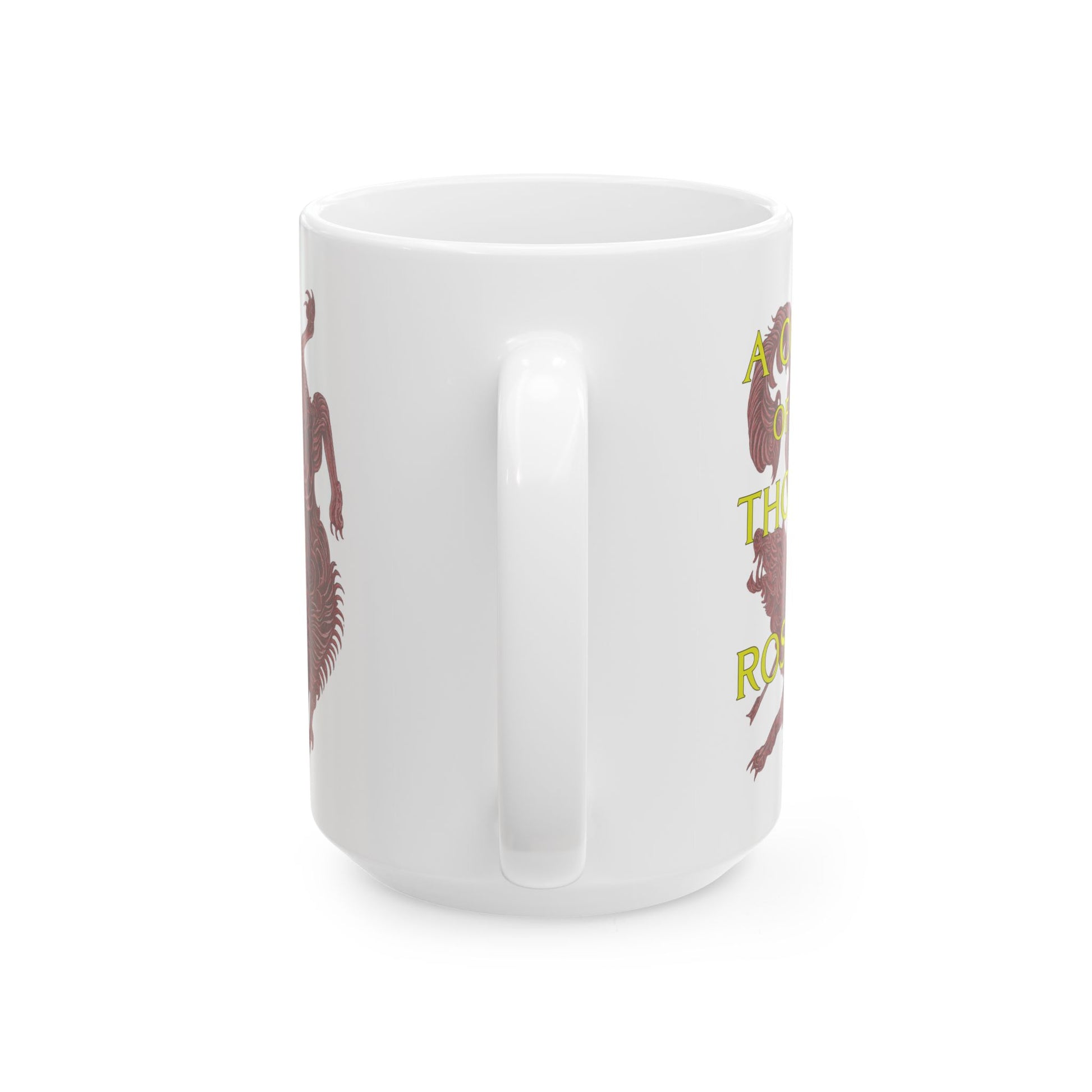 A Court of Thorns and Roses White Art Mug