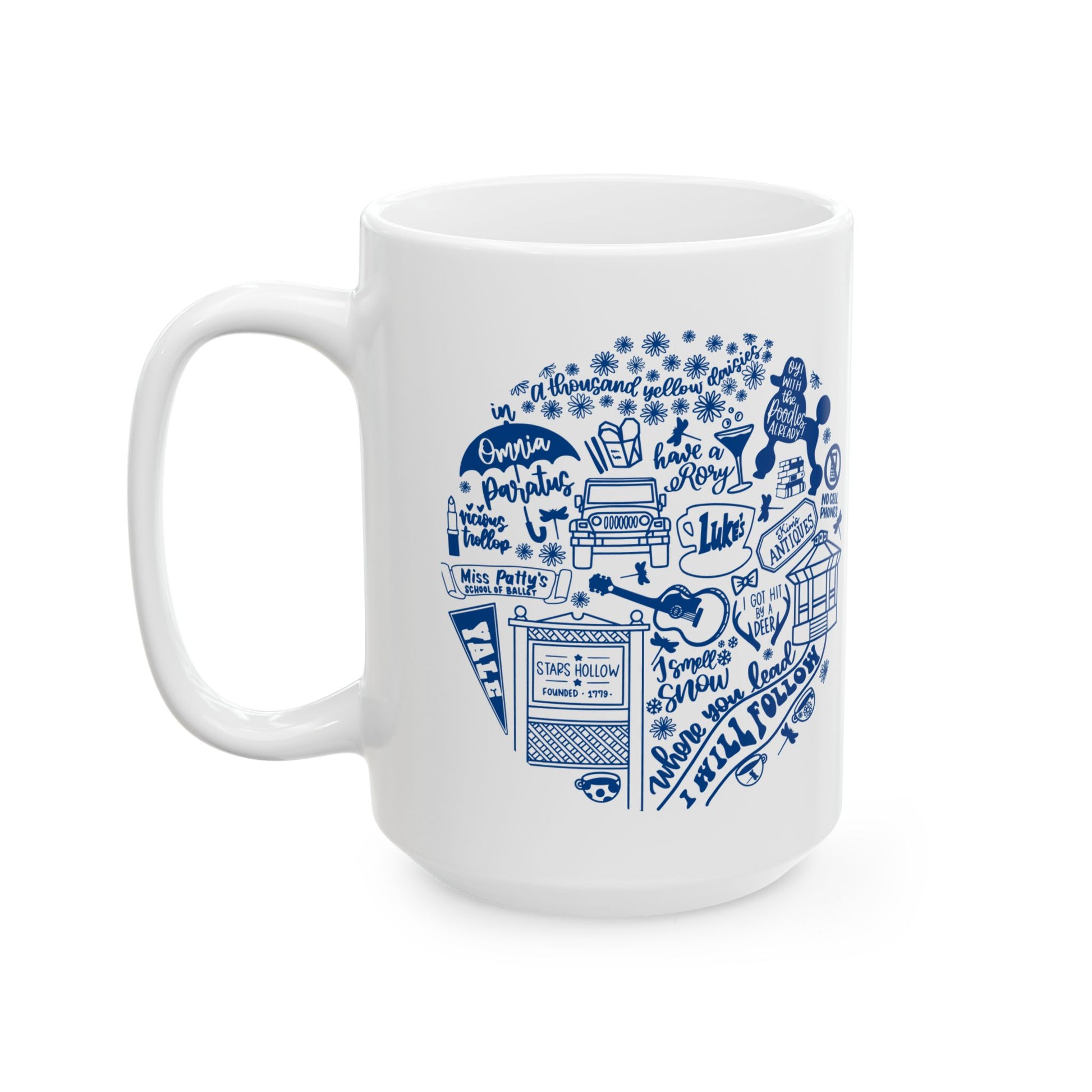 Gilmore Girls Doodle Ceramic Coffee Mug