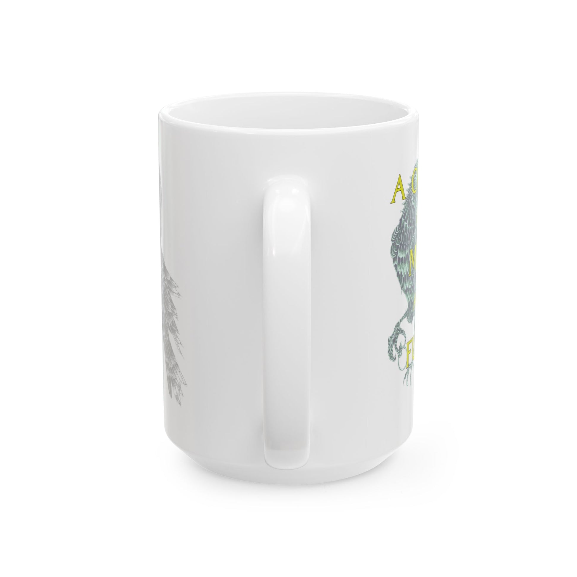 A Court of Mist and Fury White Art Mug