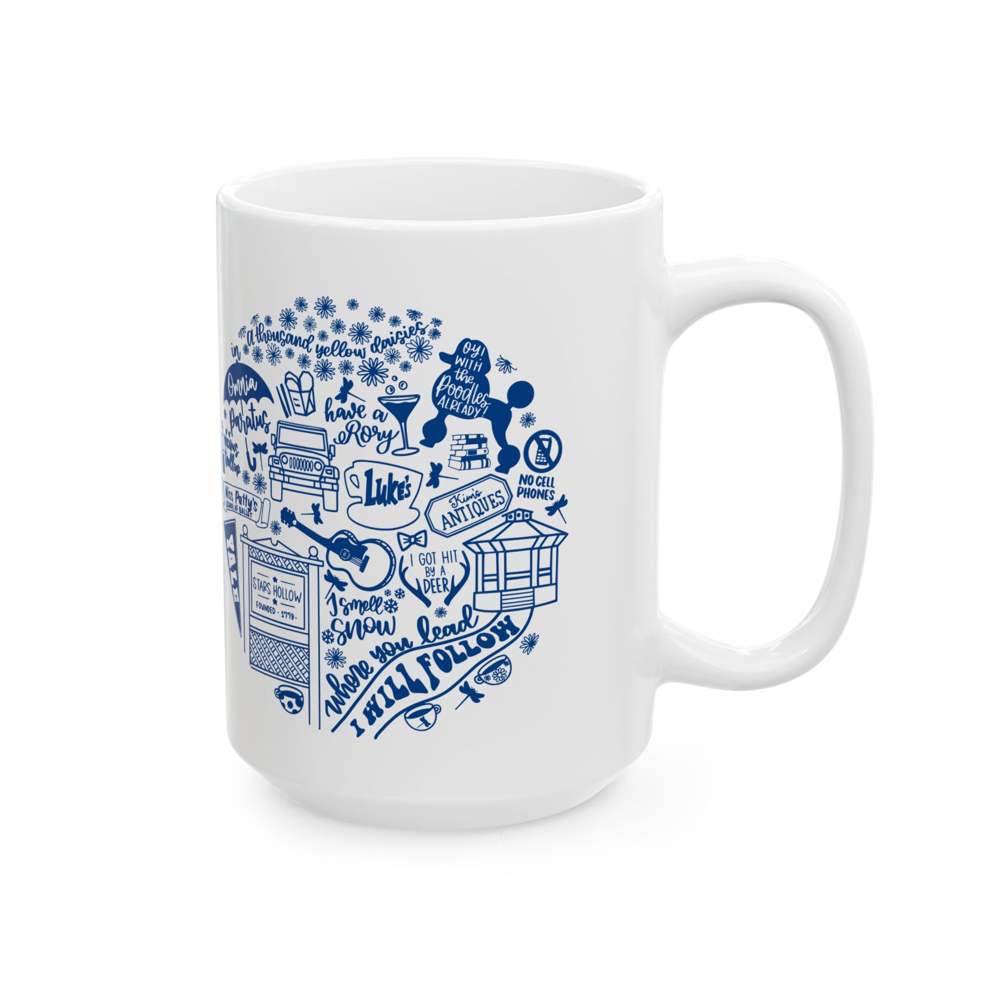 Gilmore Girls Doodle Ceramic Coffee Mug